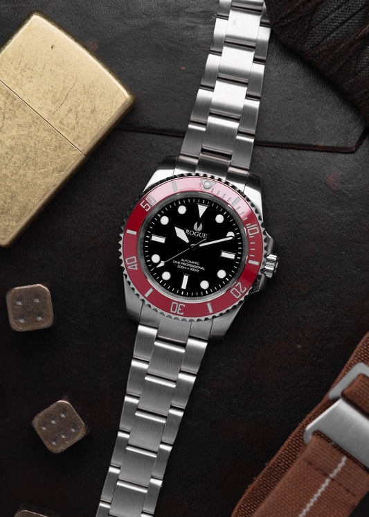 RED NO DATE DIVE PROFESSIONAL
