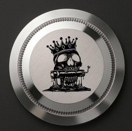 CUSTOM STEALTH DIVE PROFESSIONAL, date, EOD logo, sword hands, back engraving