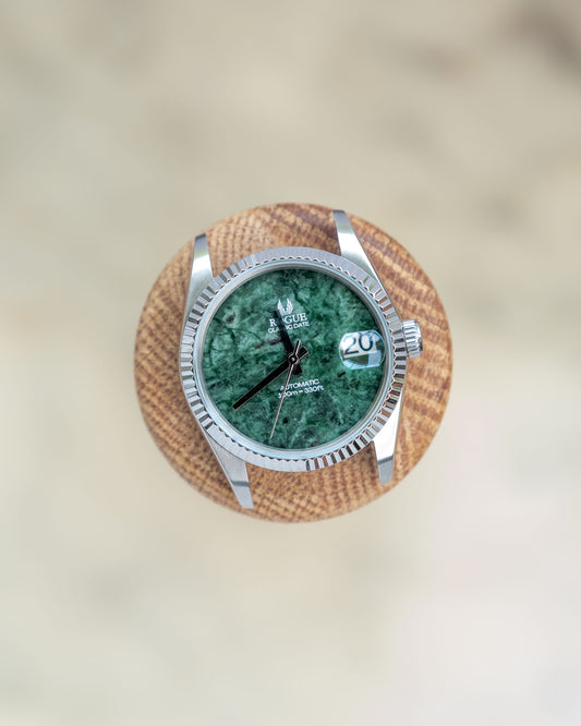GREEN MARBLE STONE CLASSIC DATE