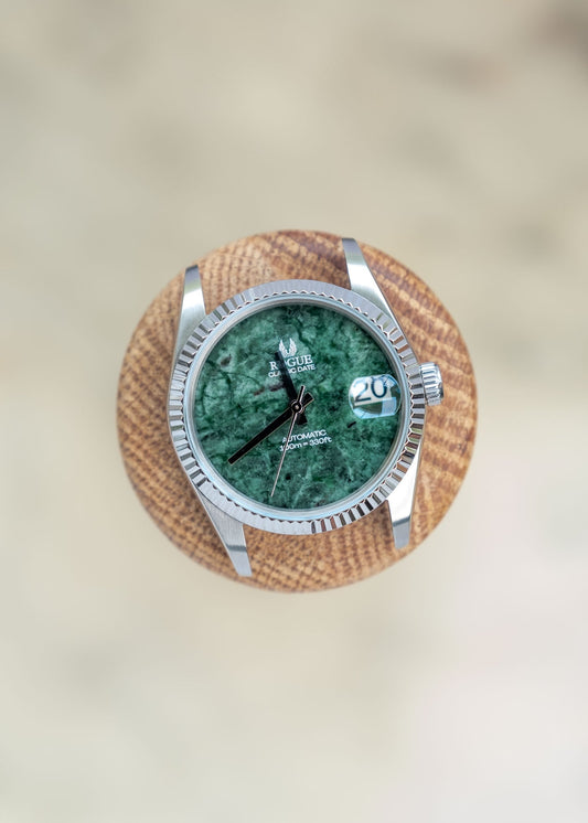 GREEN MARBLE STONE CLASSIC DATE