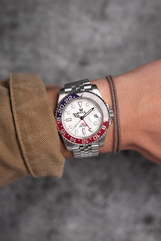 WHITE CERAMIC PEPSI GMT
