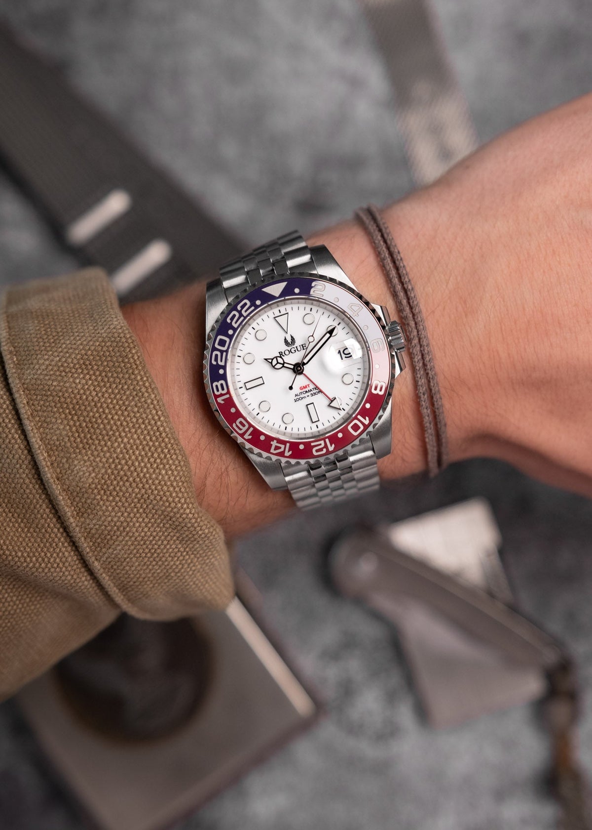 WHITE CERAMIC PEPSI GMT