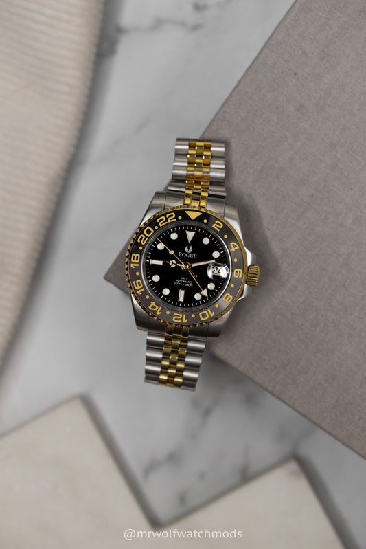 GOLD TWO TONE GMT