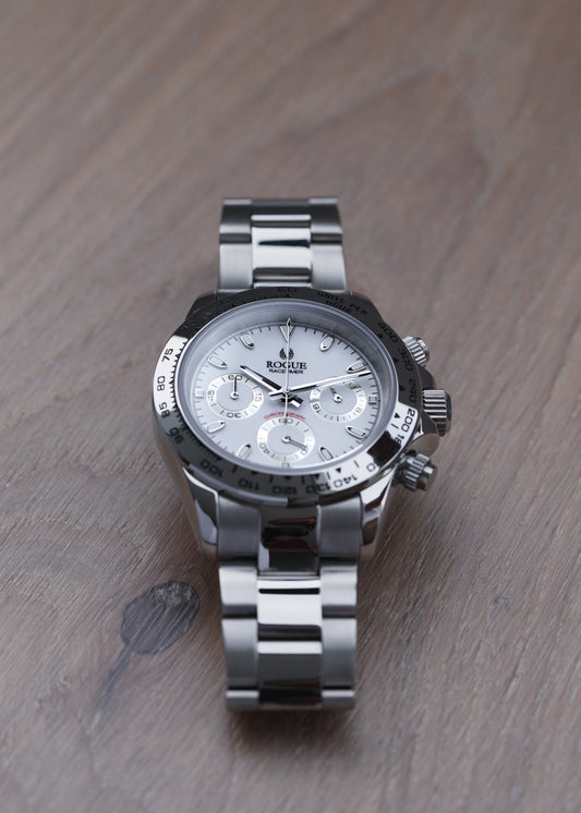 WHITE / SILVER RACETIMER