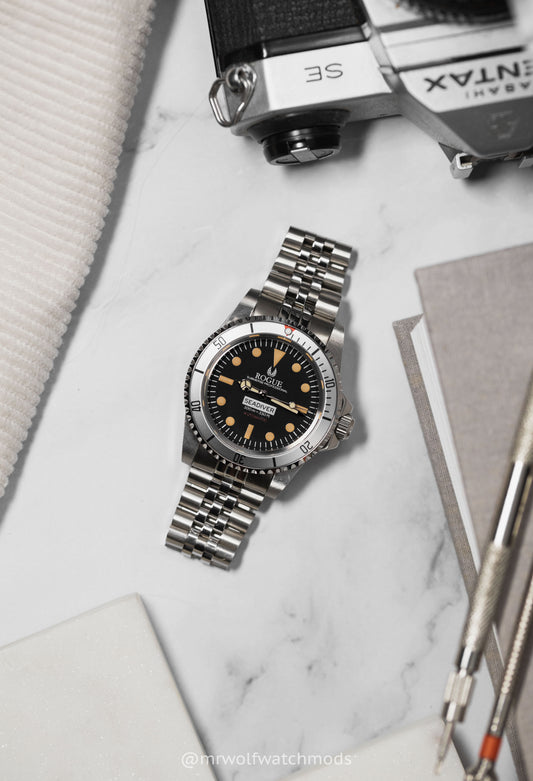 SILVER VINTAGE DIVER