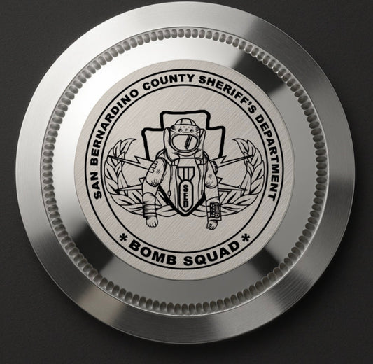CUSTOM BOMB SQUAD BLACK DIVE PRO, 3 link, merc hands, back engraving