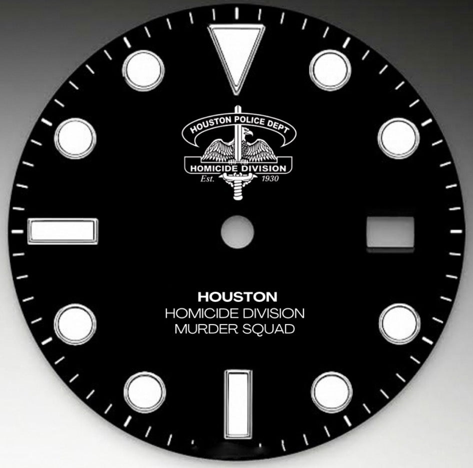 CUSTOM HOUSTON POLICE MURDER SQUAD WATCH