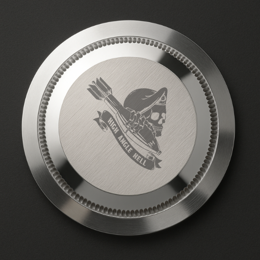 CUSTOM MAGGOTS MORTAR STEALTH DIVE PRO, back engraving, rubber strap