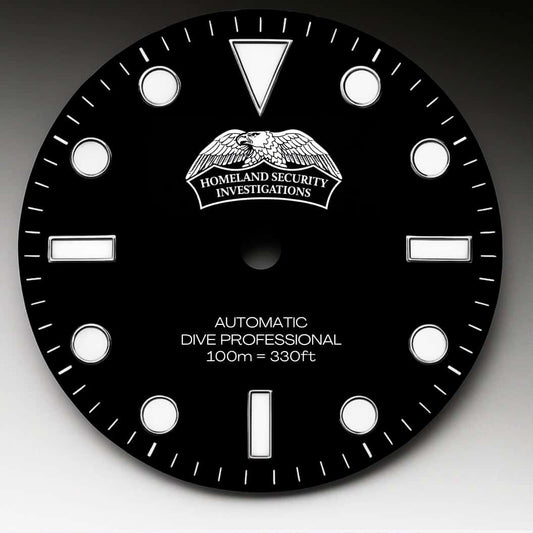 CUSTOM STEALTH DIVE PROFESSIONAL, HSI logo, back engraving