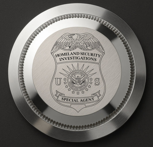 CUSTOM STEALTH DIVE PROFESSIONAL, HSI logo, back engraving