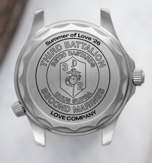 CUSTOM TAN TITANIUM, LOVE COMPANY CARD LOGO, BACK ENGRAVING