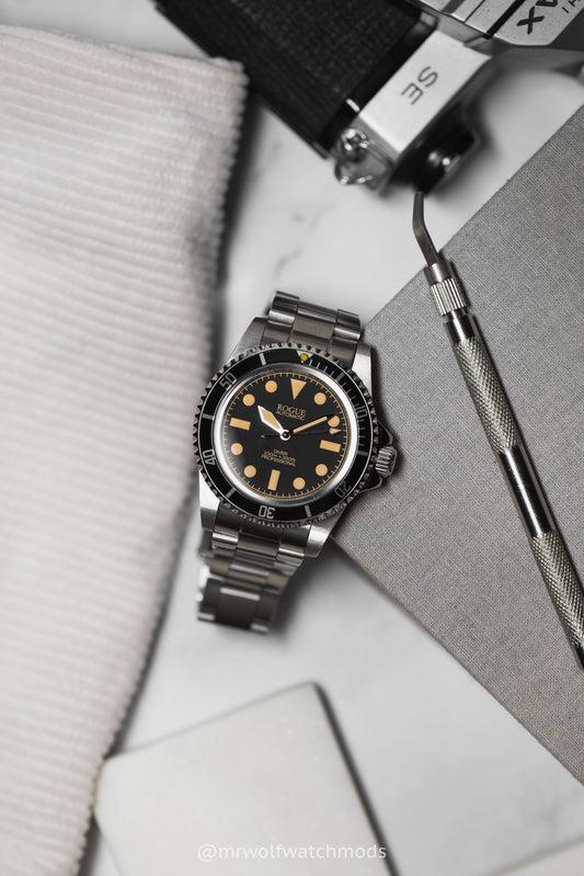 BLACK VINTAGE DIVER